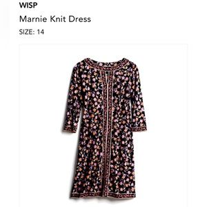 NWT Wisp Marnie Knit Dress